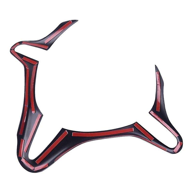 Car Carbon Fiber Style Inner Steering Wheel Cover Trim Frame Fit for FIT 2008 2009 2010 2011 2012 20