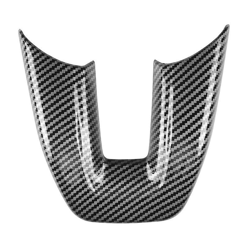 Car Carbon Fiber V Style Steering Wheel Panel Cover Trim Decoration