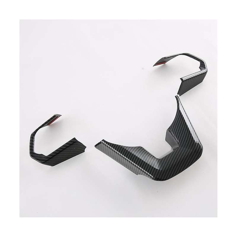 Car Carbon Fiber Style Steering Wheel Switch Button Frame Cover Trim for Land Cruiser LC300 2022 20