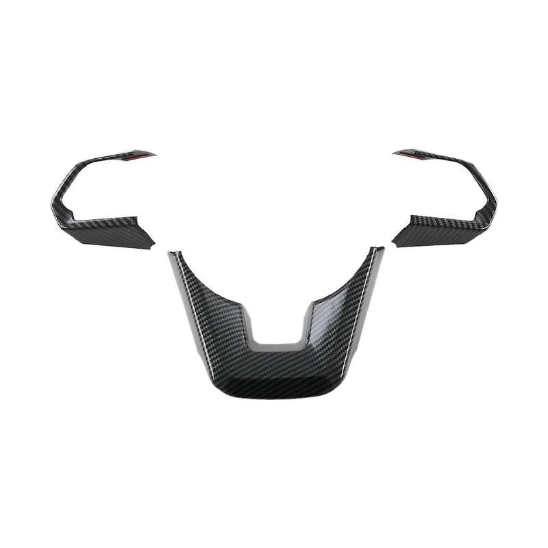 Car Carbon Fiber Style Steering Wheel Switch Button Frame Cover Trim for Land Cruiser LC300 2022 20