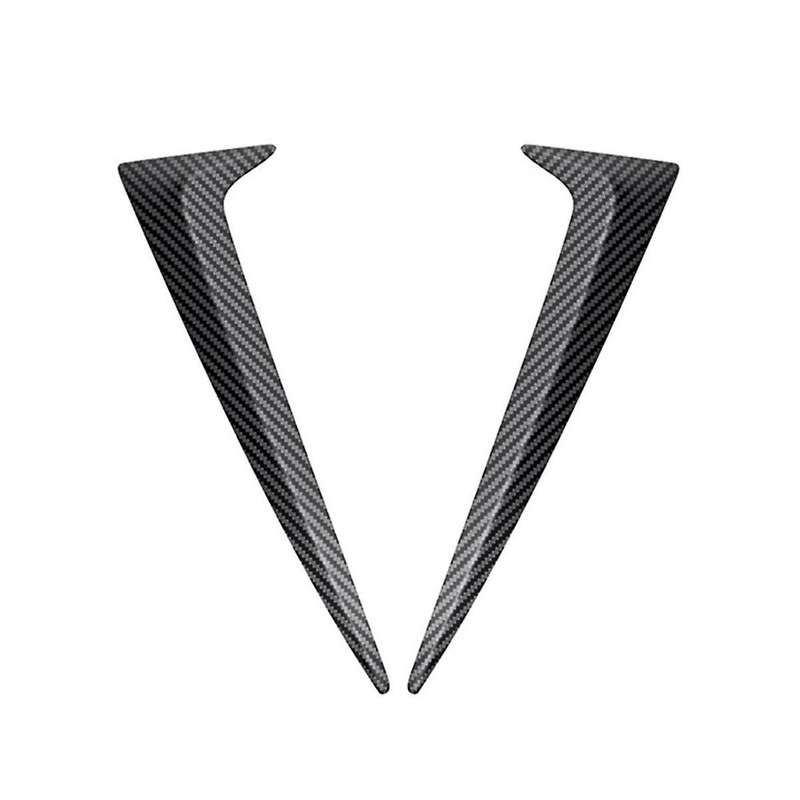 Car Carbon Fiber Vertical Rear Window Side Spoiler Wing for Sienna 2020-2022 Rear Window Mirror Tai