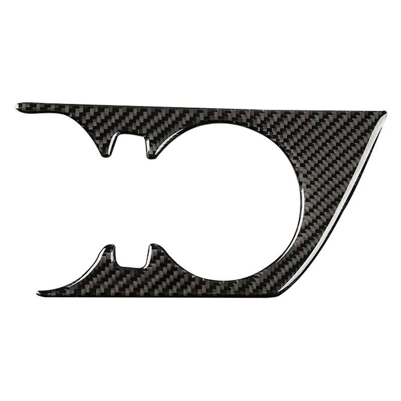 Car Carbon Fiber Water Cup Holder Cover Trim Sticker for 2016-2019