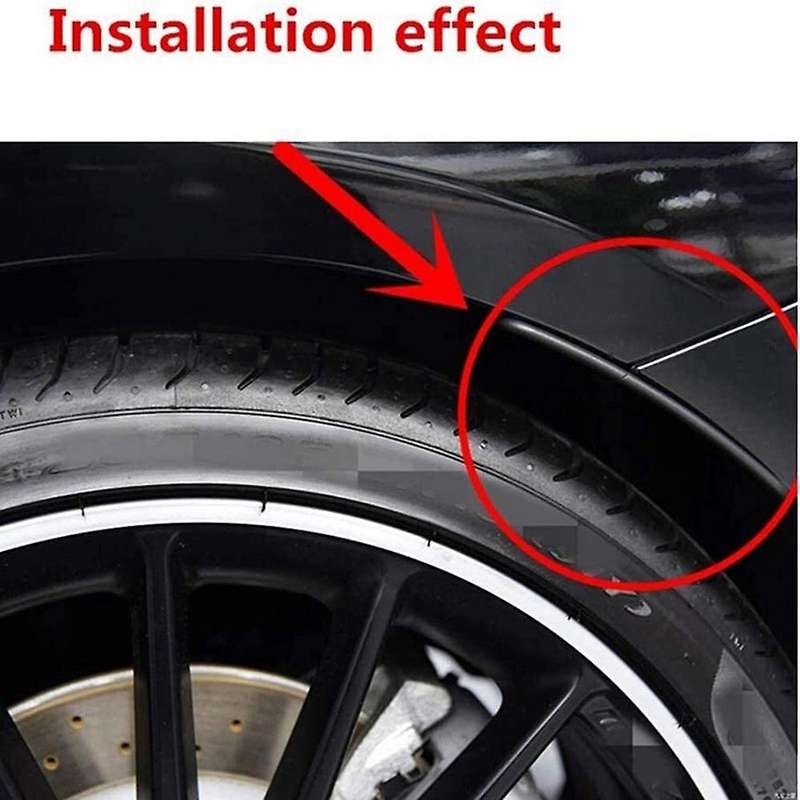 Car Carbon Fiber Wheel Arch Decor Extension Eyebrow Protector Lip for C117 CLA45 CLA Coupe