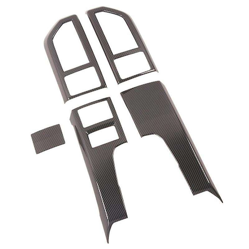 Car Carbon Fibre Central Console Panel Cover Trim Air Outlet Vent Frame Interior Accessories for 202