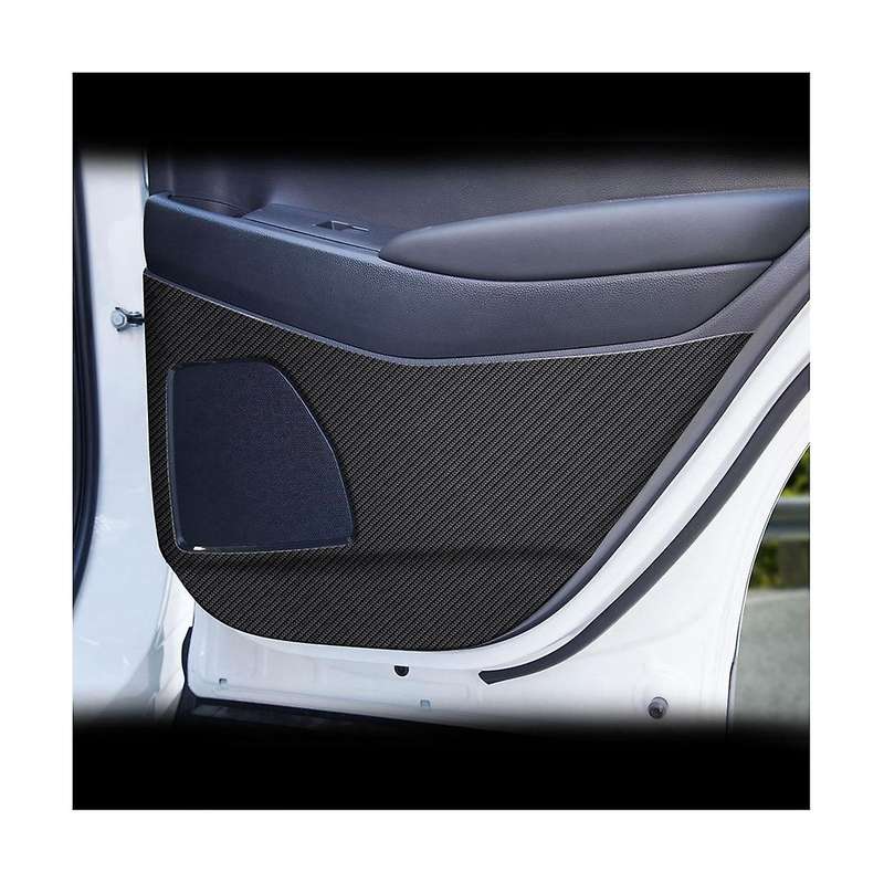 Car Carbon Leather Door Protector Pad Door Plank Anti- Pad Anti-dirty Mat Cover for Xr-v -v Vezel 2