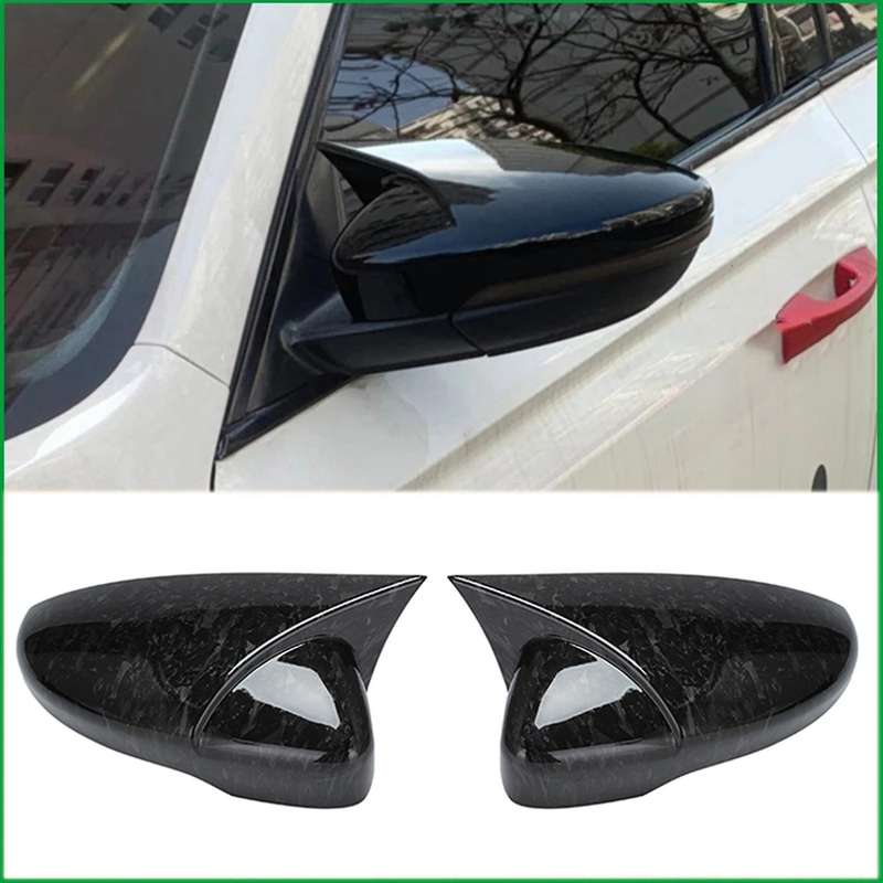 Car Carbon Pattern Side Rearview Mirror Cover for- Sagitar 2012-2018 Door Mirror Cover