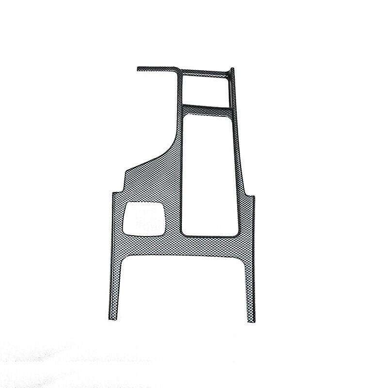 Car Carbon Style Panel Water Cup Holder Cover Trim Car-styling for 2010-2015
