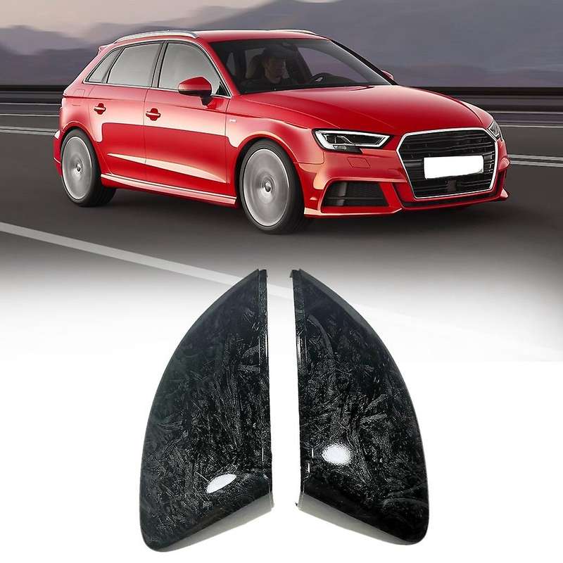 Car Carbon Pattern Side Wing Mirror Cover for  A3 S3 8V 2015-2019