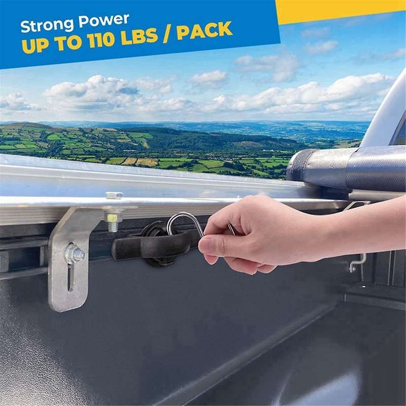 Car Cargo Box Anchor Rear Bucket Handle for Deck Rail Twist Locking Bed Cleat Tie-down Pt278-35112