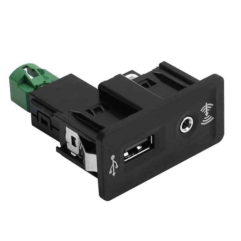 Car Carplay Aux Usb Socket+harness Auto Usb Adapter for Golf 7 Mk7 3gd035222e 5g0 035 222 F