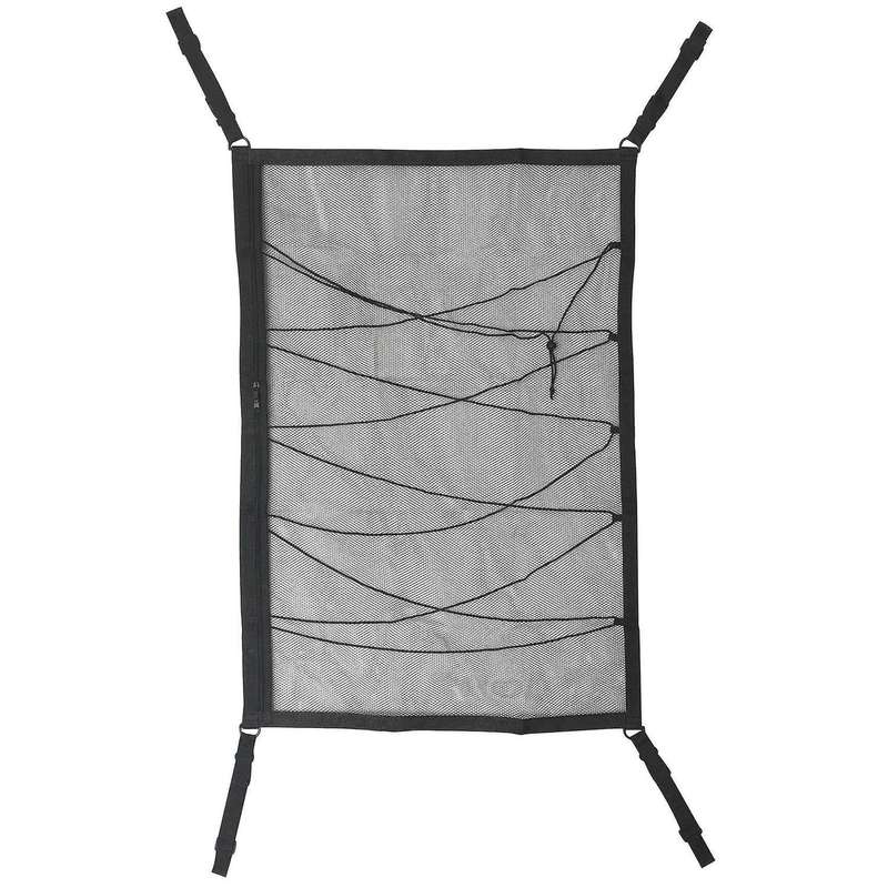Car Ceiling Storage Pocket Roof Interior Cargo Net Bag Storage Black