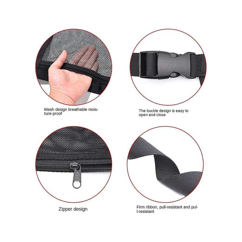 Car Ceiling Cargo Net Pocket, Adjustable Car Ceiling Storage Net, Double Layer Mesh Car Roof Organiz