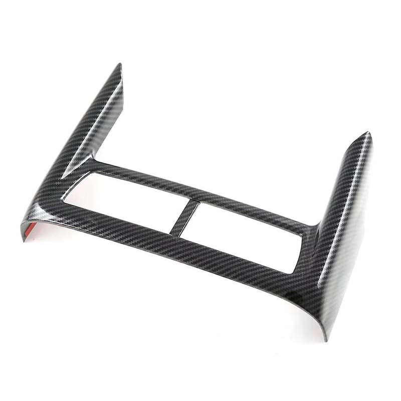 Car Center Air Vent Outlet Panel Cover Trim Decoration Carbon Fiber Look for TANG