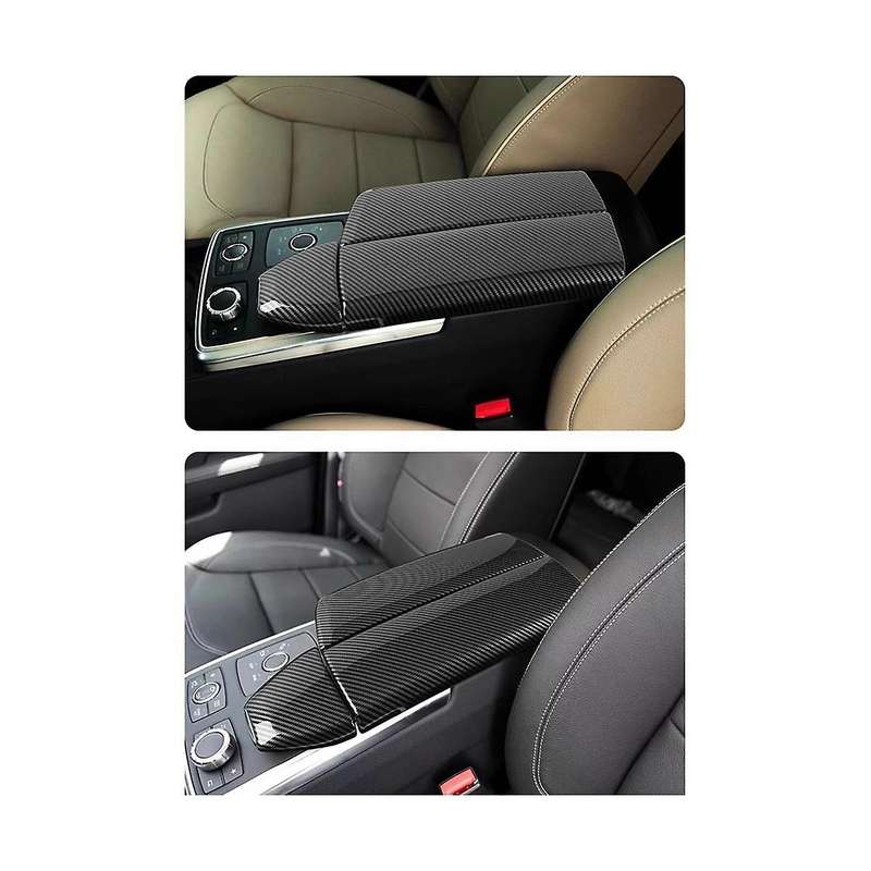 Car Center Armrest Box Panel Trim Protect Cover Sticker for Ml Abs Interior Accessories