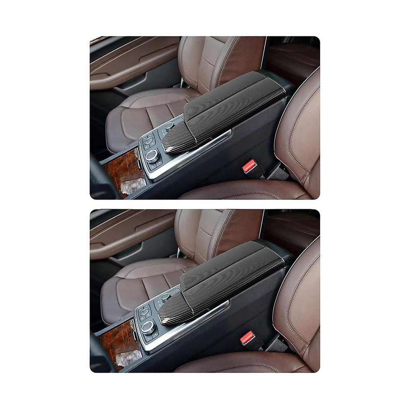 Car Center Armrest Box Panel Trim Protect Cover Sticker for Ml Abs Interior Accessories