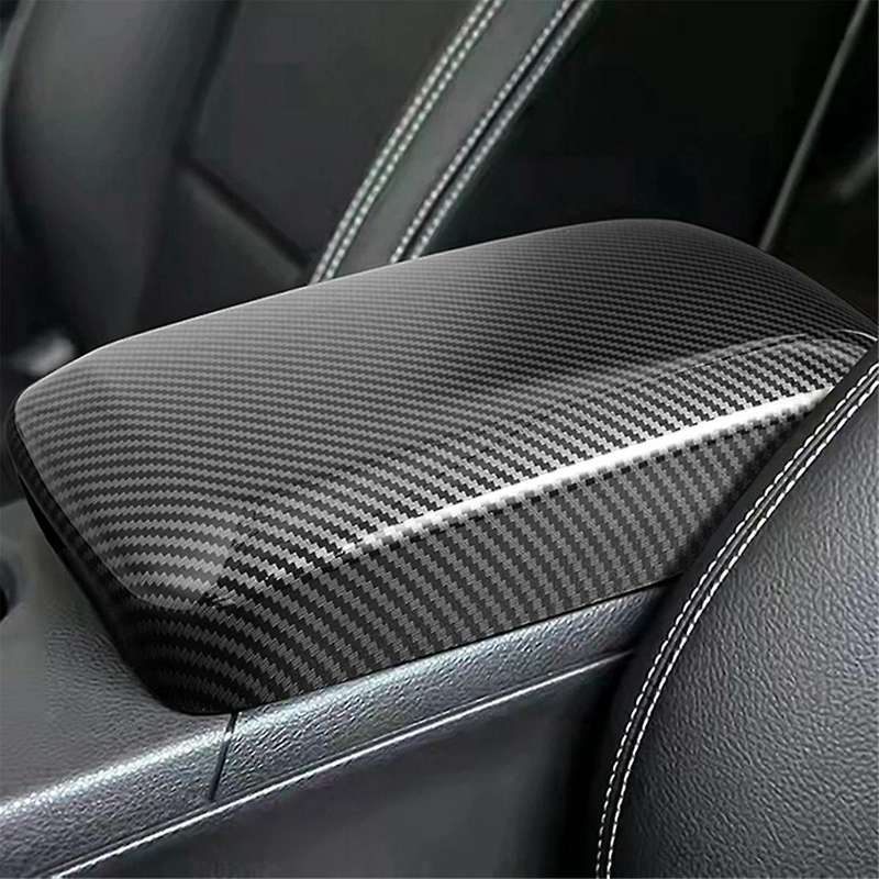 Car Center Armrest Box Panel Trim for Cla C117 Gla X156 A Class W176 13-18 Protecting Covers Carbon