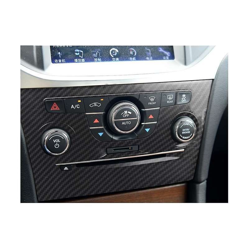 Car Center Console Air Conditioning Control Panel Decoration Cover Trim for 300/300c 2010-2014 Acce
