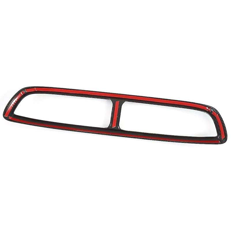 Car Center Console Air Conditioning Outlet Frame Cover Trim for 2015-2020 Carbon Fiber