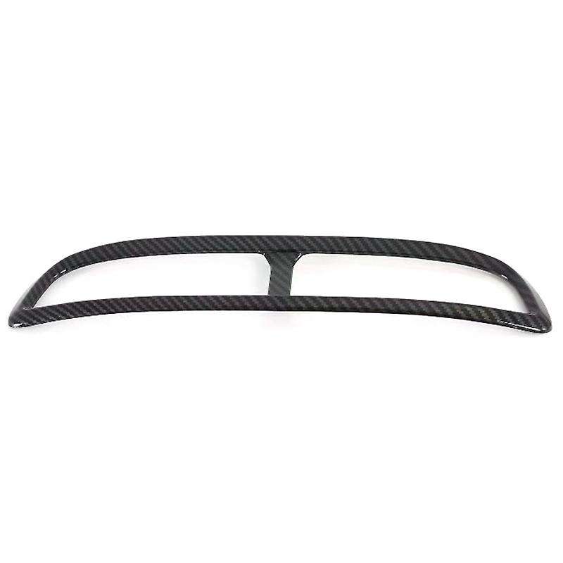 Car Center Console Air Conditioning Outlet Frame Cover Trim for 2015-2020 Carbon Fiber