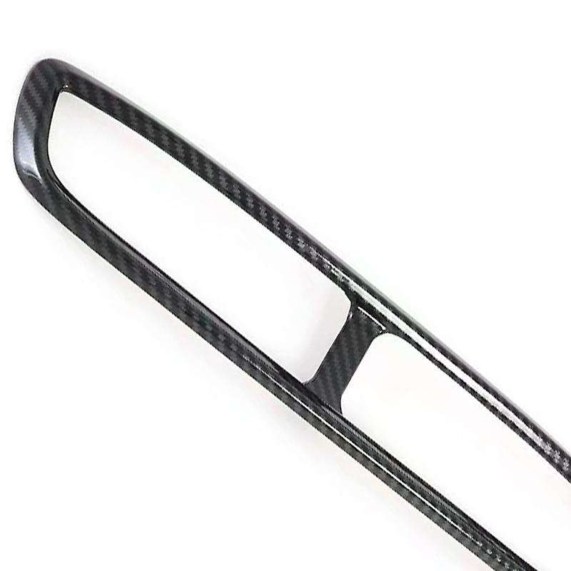 Car Center Console Air Conditioning Outlet Frame Cover Trim for 2015-2020 Carbon Fiber
