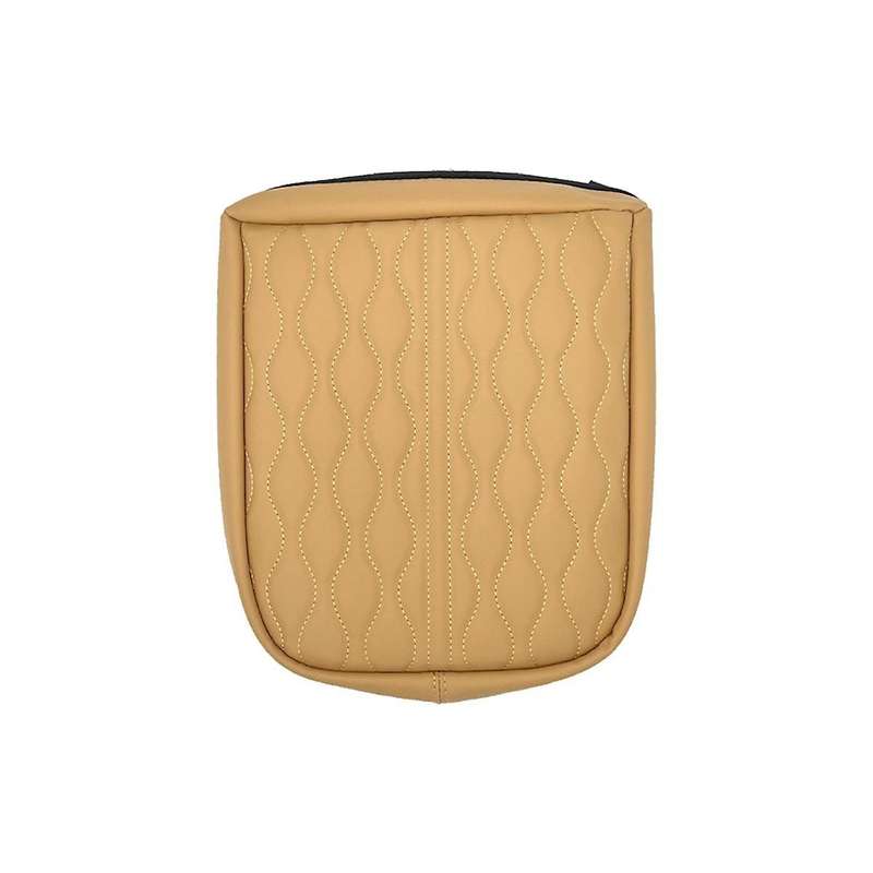 Car Center Console Armrest Box Pad Mat Cushion Cover Camel Fit for Carnival