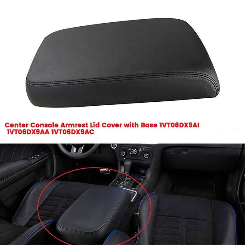 Car Center Console Armrest Lid Cover with Base 1VT06DX9AI 1VT06DX9AA for Charger 300 2011-2017 1VT06