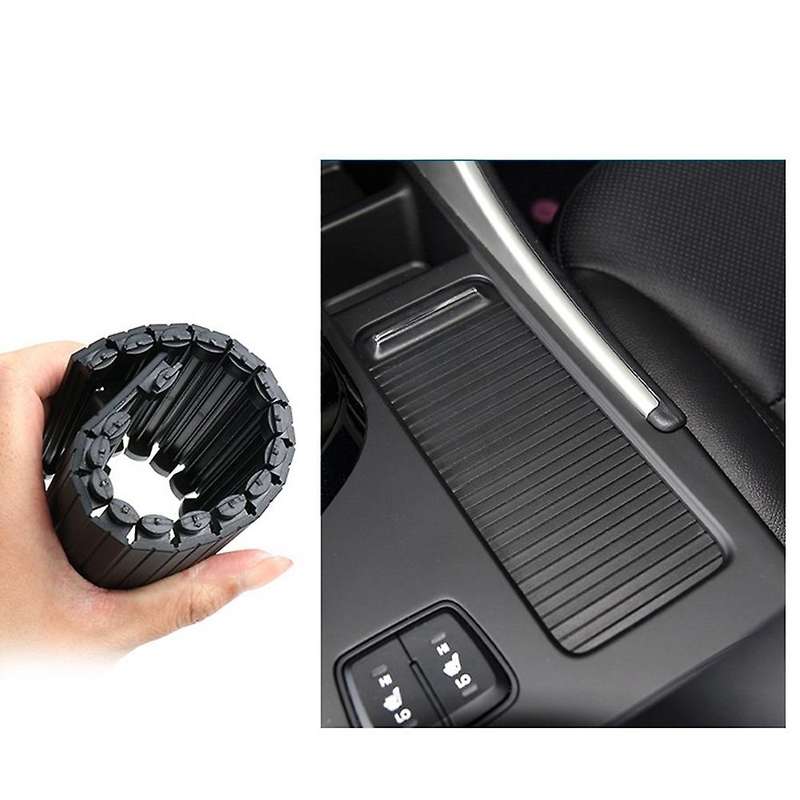 Car Center Console Armrest Storage Box Sliding Shutters Cup Holder Roller Blind Cover for 2011-2015