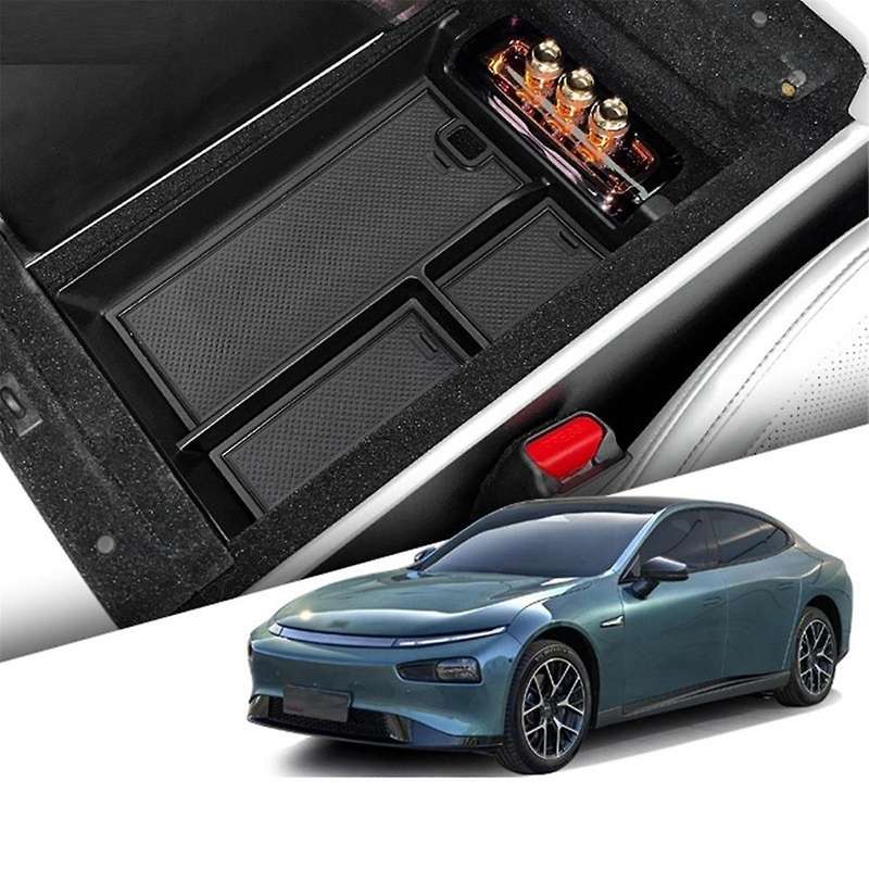 Car Center Console Armrest Storage Box for Xpeng P7i 2023 Interior Central Storage Organizer Contain