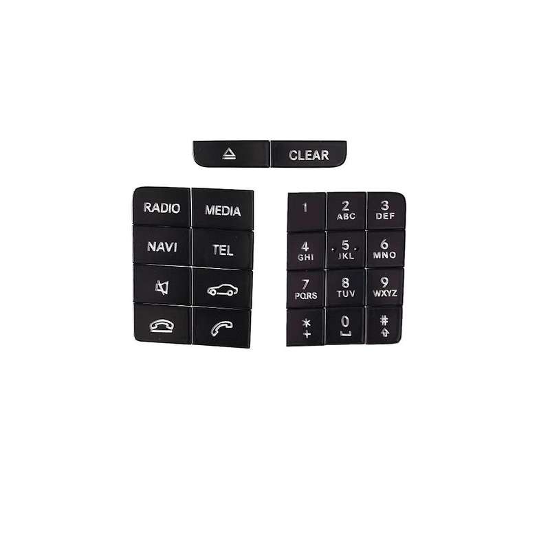 Car Center Console CD Panel Multimedia Button Stickers for W218 2014-2017 GLA X156 2013-2016