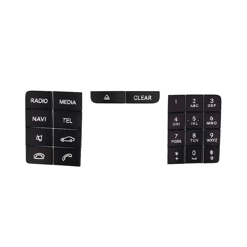 Car Center Console CD Panel Multimedia Button Stickers for W218 2014-2017 GLA X156 2013-2016