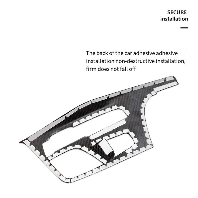 Car Center Console Carbon Fiber Gear Shift Panel Cover Trim for 5 Series G30 G31 6 Series G32 Decora