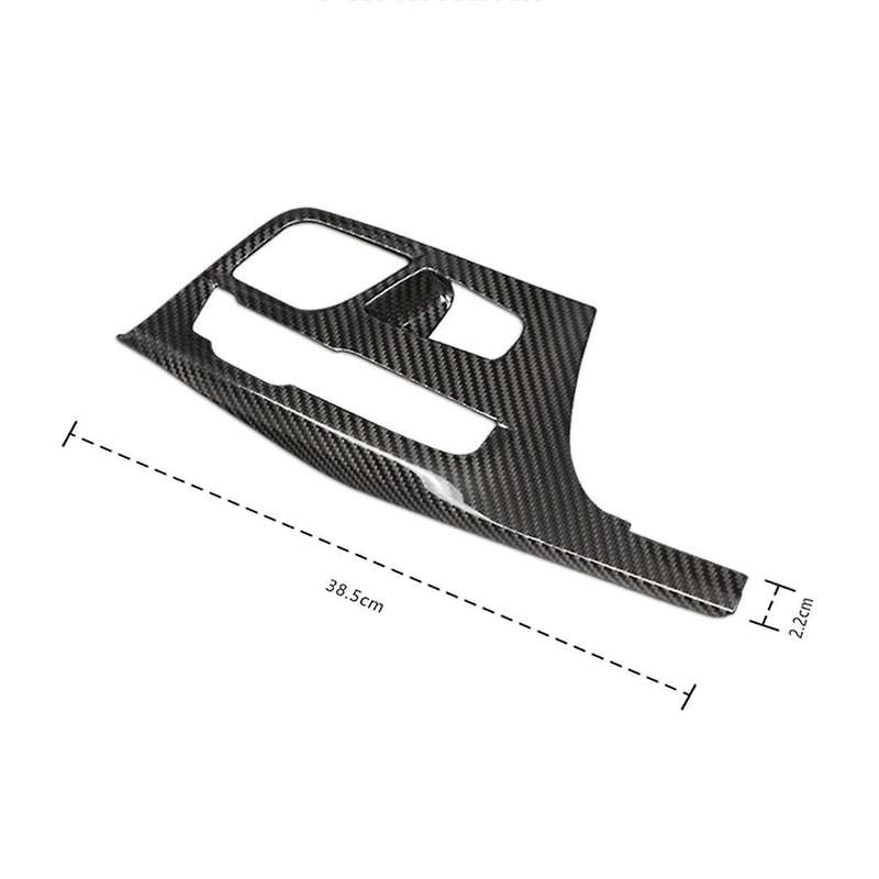 Car Center Console Carbon Fiber Gear Shift Panel Cover Trim for 5 Series G30 G31 6 Series G32 Decora