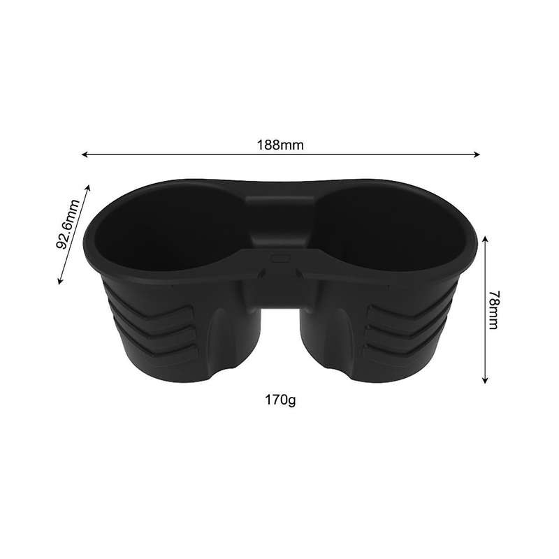 Car Center Console Cup Holder Insert for Model 3 and Model Y, Interior Accessories