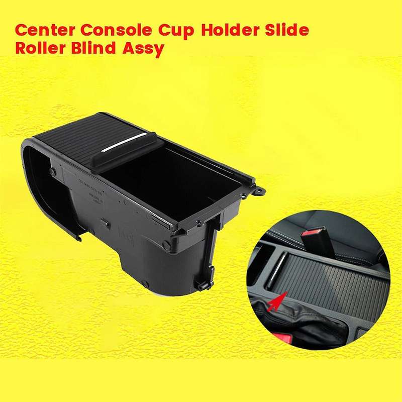 Car Center Console Cup Holder Slide Roller Blind Assy 66155-AG100JC for 2008-2021 66155AG100JM