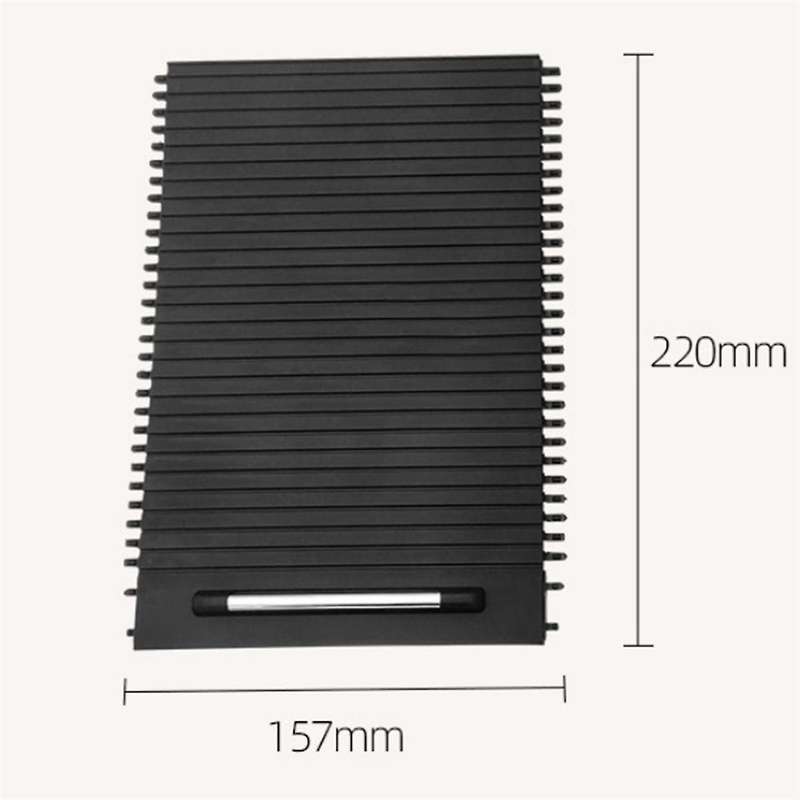 Car Center Console Drink Cover Slide Roller Blind for H6 2010-2016 Water Cup Holder Curtain Black