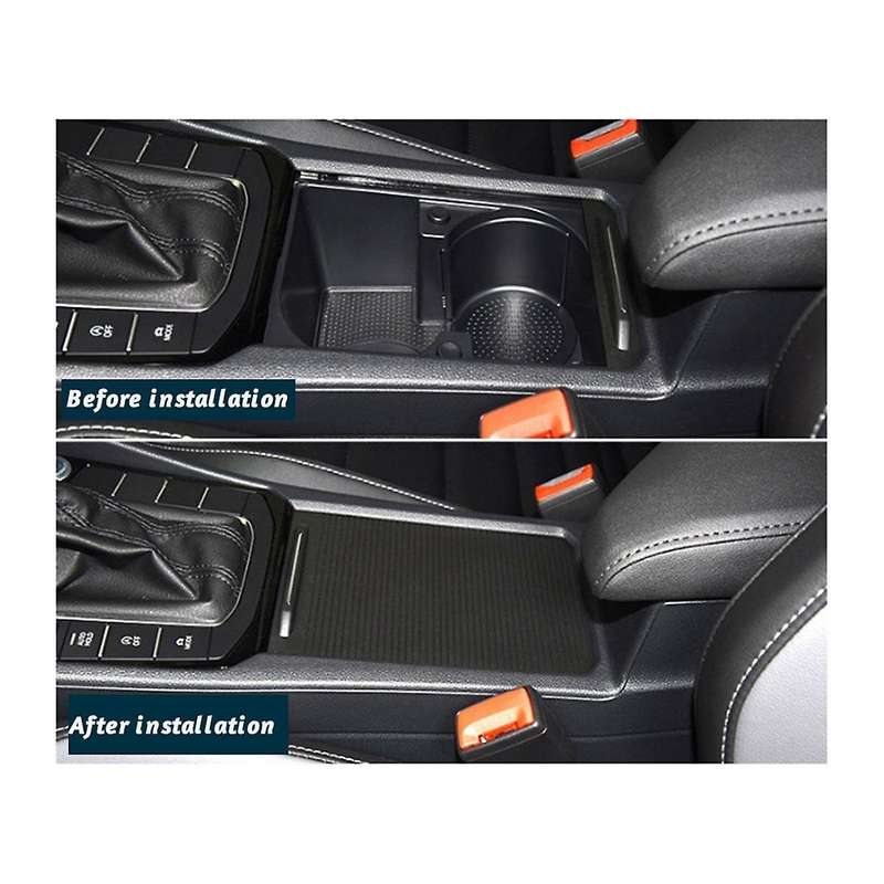 Car Center Console Drink Cover Slide Roller Blind 2019-2023 Storage Box Cup Holder Curtain Roll Shut