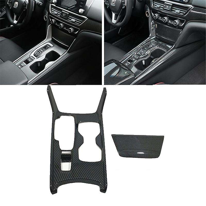 Car Center Console Decorative Frame Protective Gear Gear Shift Box Panel Cover for Accord 2018 2019