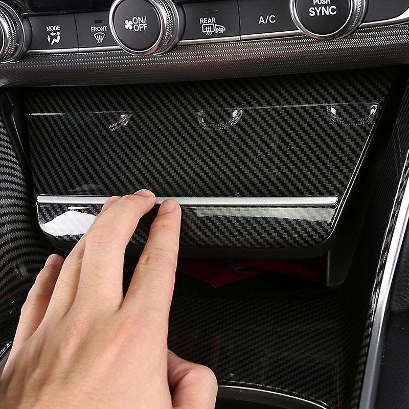 Car Center Console Decorative Frame Protective Gear Gear Shift Box Panel Cover for Accord 2018 2019