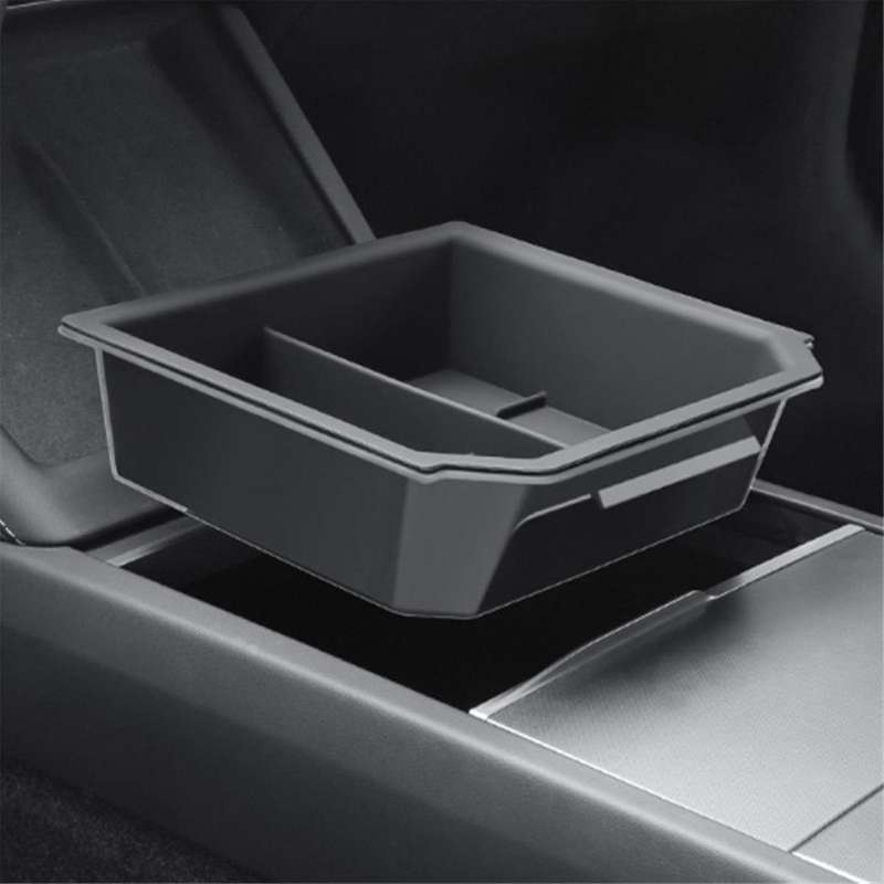 Car Center Console Front Storage Box for Model 3 2024 Organizer BOX Car Silica Gel Interior Accessor