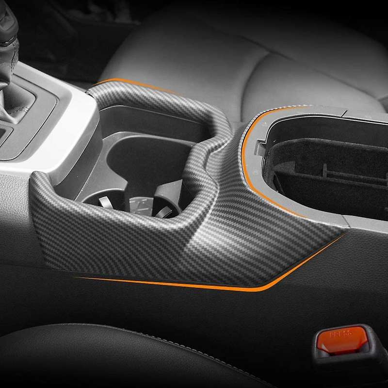 Car Center Console Gear Shift Cup Holder Cover Trim Frame for 2019 2020 2021 Accessories