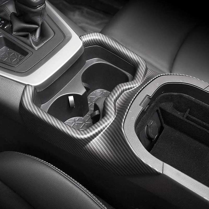 Car Center Console Gear Shift Cup Holder Cover Trim Frame for 2019 2020 2021 Accessories