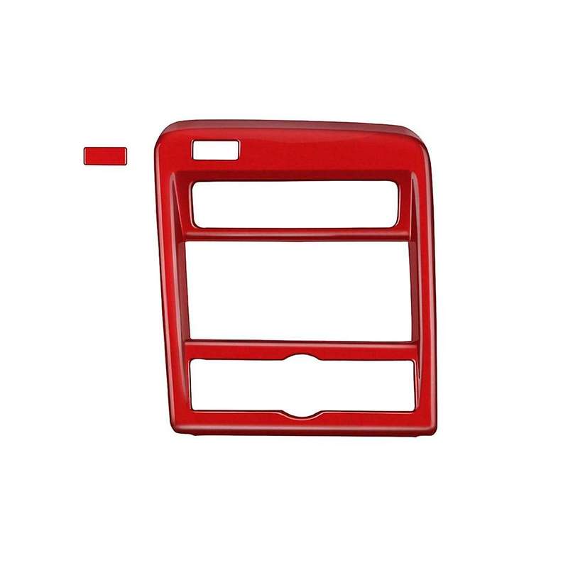 Car Center Console Gear Panel Cover Trim for 2024+ Car Interior Accessories Red
