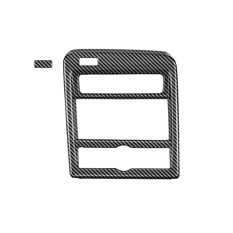 Car Center Console Gear Panel Cover Trim for 2024+ Car Interior Accessories Carbon Fiber Pattern
