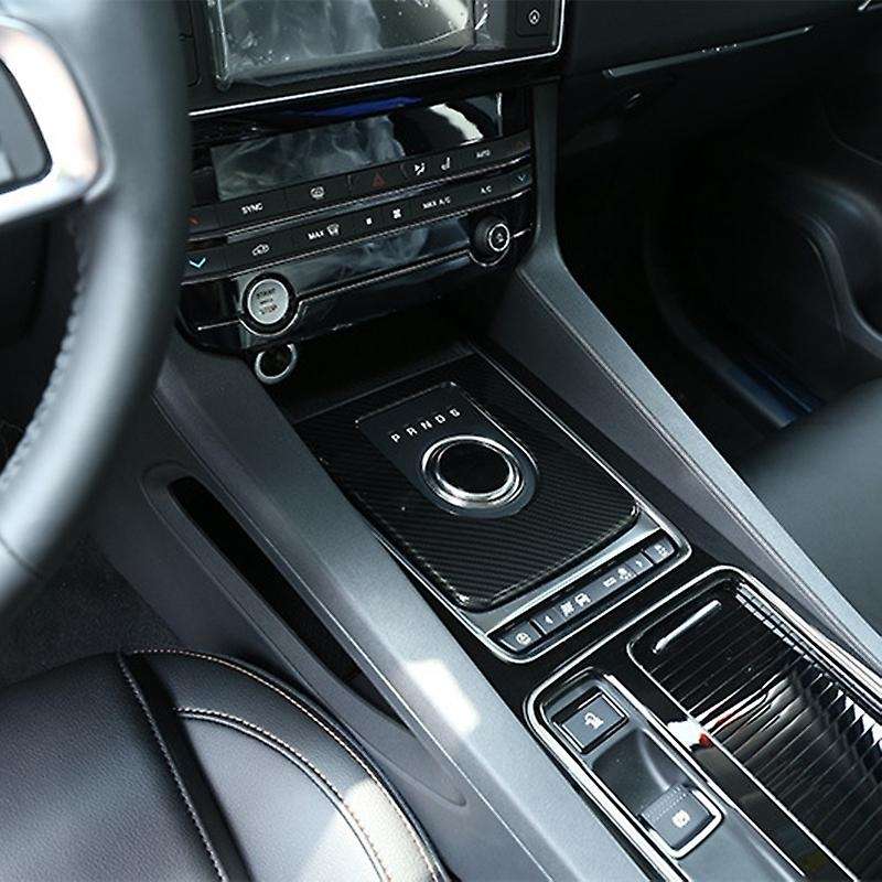 Car Center Console Gear Panel Frame Cover Trim Accessories for XE X760 XF X260 F-PACE X761 Carbon Fi
