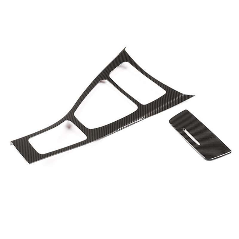 Car Center Console Gear Shift Frame Decoration Cover Trim ,ABS Carbon Fiebr for- 3 Series E90 E92 20