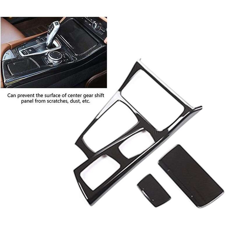 Car Center Console Gear Shift Panel Cover Trim Decor Frame Interior for - 5 Series F10 F18 2011-2017