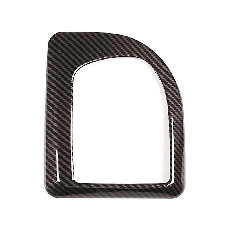 Car Center Console Gear Shift Panel Cover Trim Carbon Fiber for 5 Series E60 2004-2007