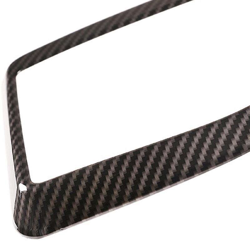 Car Center Console Gear Shift Panel Cover Trim Carbon Fiber for 5 Series E60 2004-2007