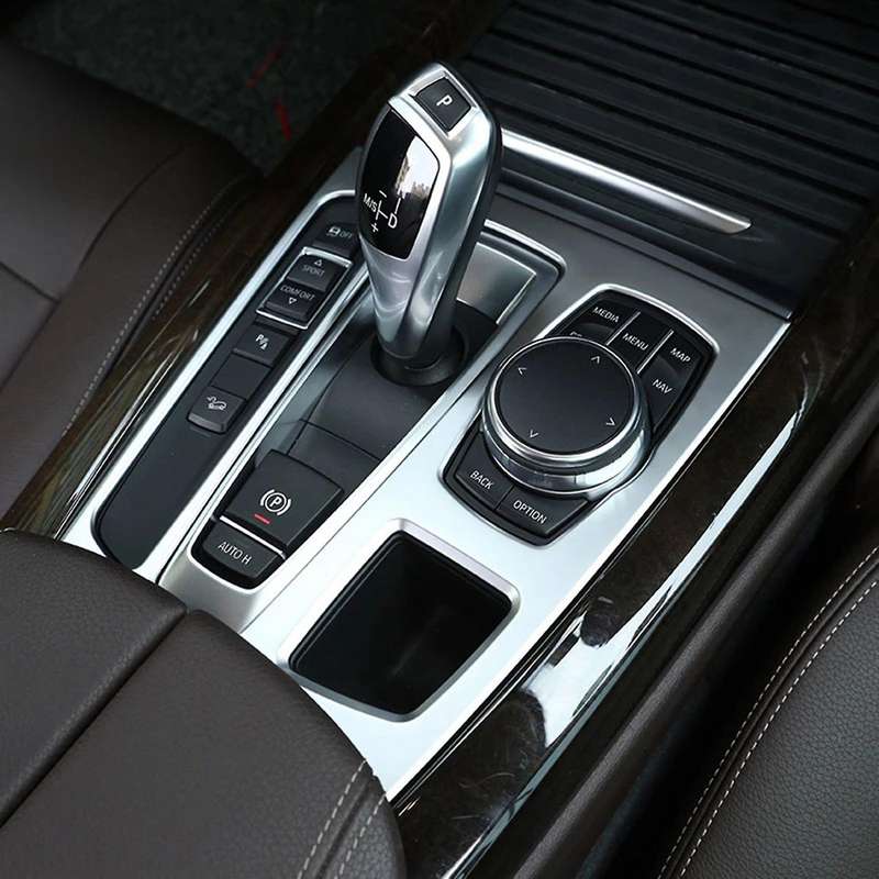 Car Center Console Gear Shift Panel Cover Decoration Frame Trim for X5 X6 F15 F16 2014 2015 2016 201