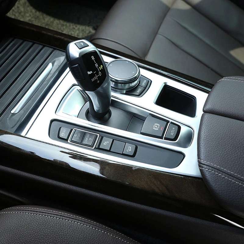 Car Center Console Gear Shift Panel Cover Decoration Frame Trim for X5 X6 F15 F16 2014 2015 2016 201